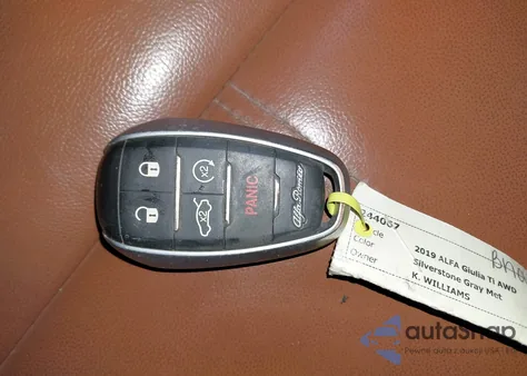 2019 Alfa Romeo Giulia Ti Awd from USA, damaged, VIN ZARFANBN3K7611671